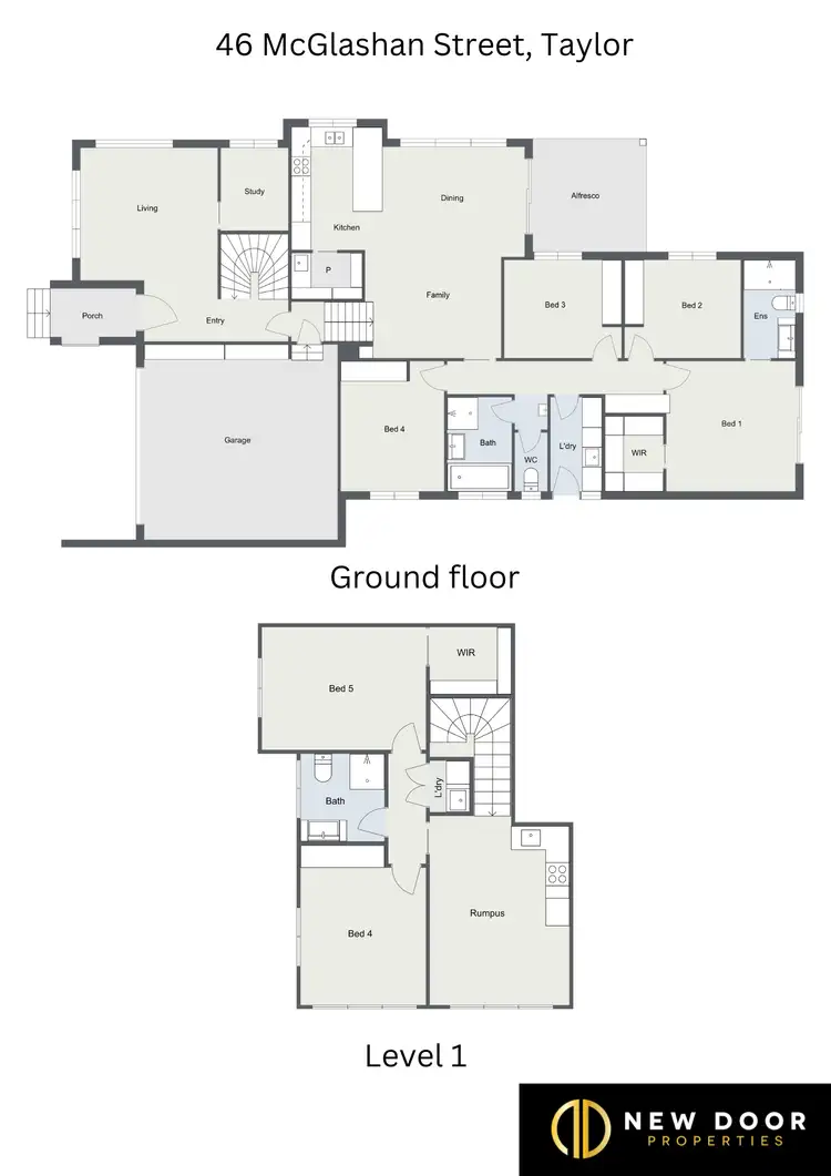 Floorplan of Homely house listing, 46 Mcglashan Street, Taylor ACT 2913