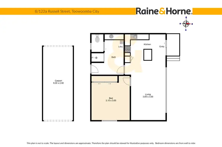 Floorplan of Homely unit listing, 8/122A Russell Street, Toowoomba City QLD 4350