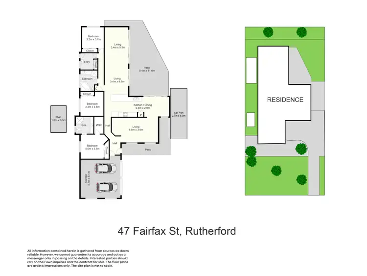 Floorplan of Homely house listing, 47 Fairfax Street, Rutherford NSW 2320