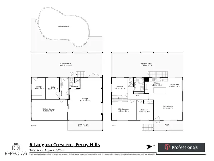 Floorplan of Homely house listing, 6 Langura Crescent, Ferny Hills QLD 4055