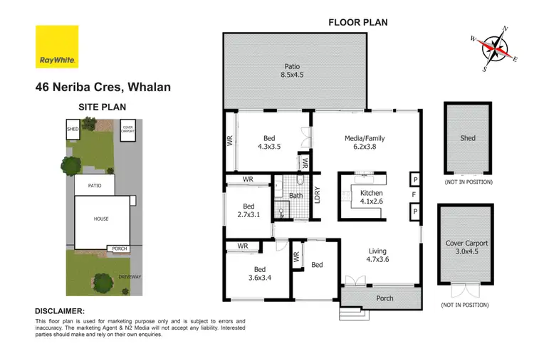 Floorplan of Homely house listing, 46 Neriba Crescent, Whalan NSW 2770