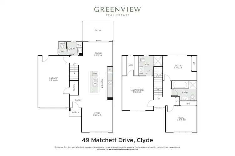 Floorplan of Homely townhouse listing, 49 Matchett Drive, Clyde VIC 3978