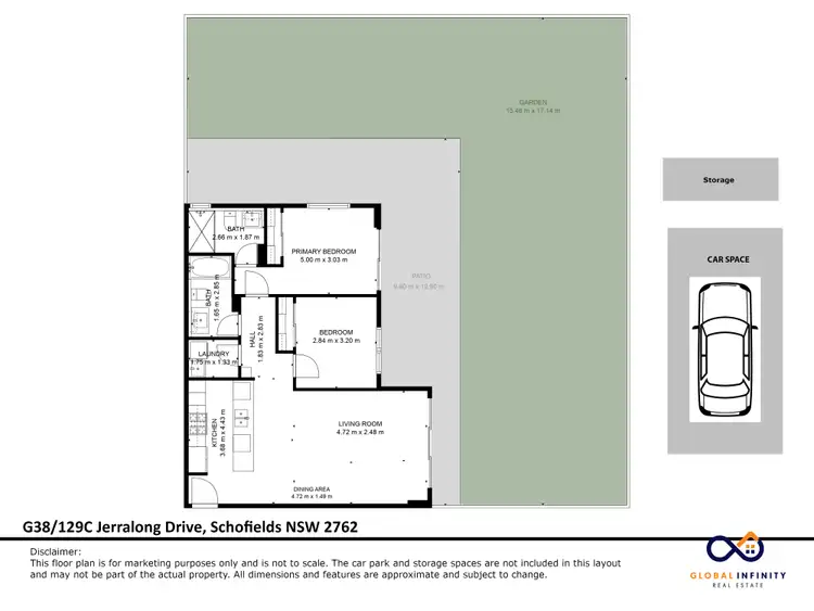 Floorplan of Homely apartment listing, Address available on request