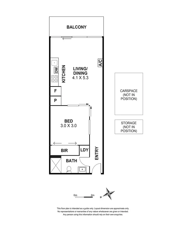 Floorplan of Homely apartment listing, 204/19 Russell Street, Essendon VIC 3040