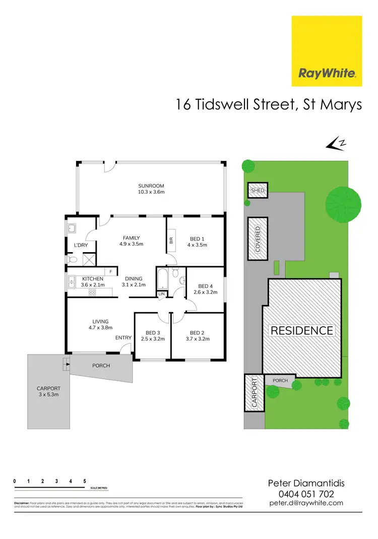 Floorplan of Homely house listing, 16 Tidswell Street, St Marys NSW 2760