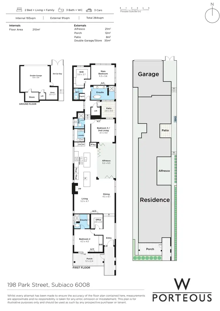 Floorplan of Homely house listing, 198 Park Street, Subiaco WA 6008