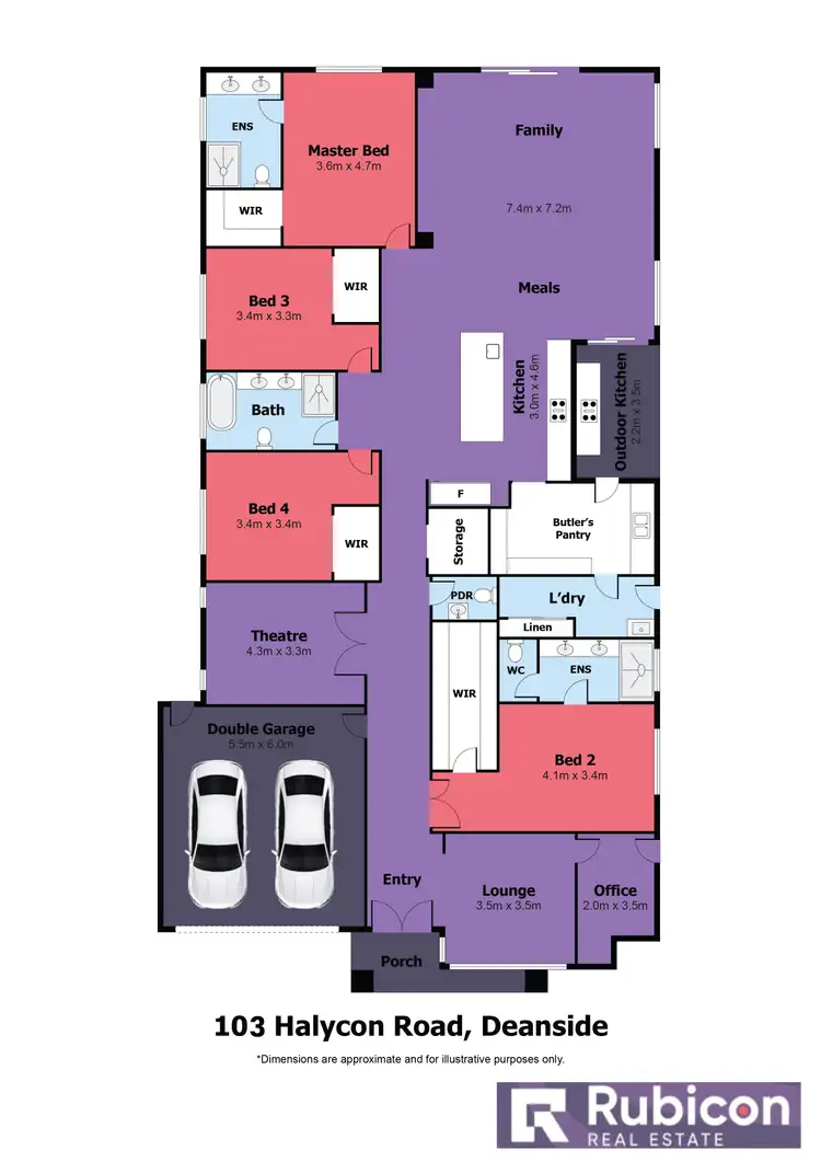 Floorplan of Homely house listing, 103 Halcyon Road, Deanside VIC 3336