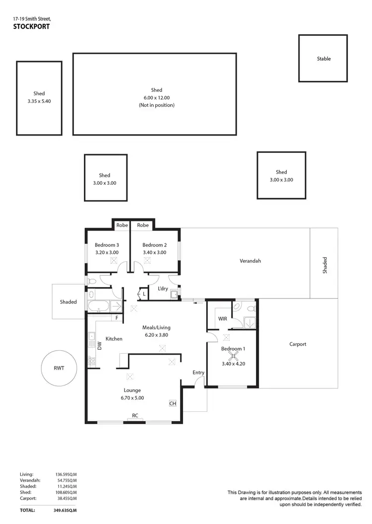 Floorplan of Homely house listing, 17-19 Smith Street, Stockport SA 5410