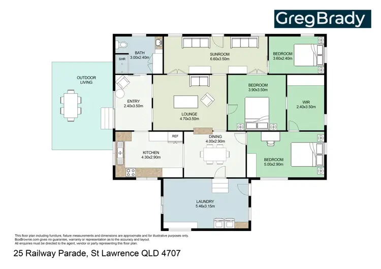 Floorplan of Homely house listing, 25 Railway Parade, St Lawrence QLD 4707