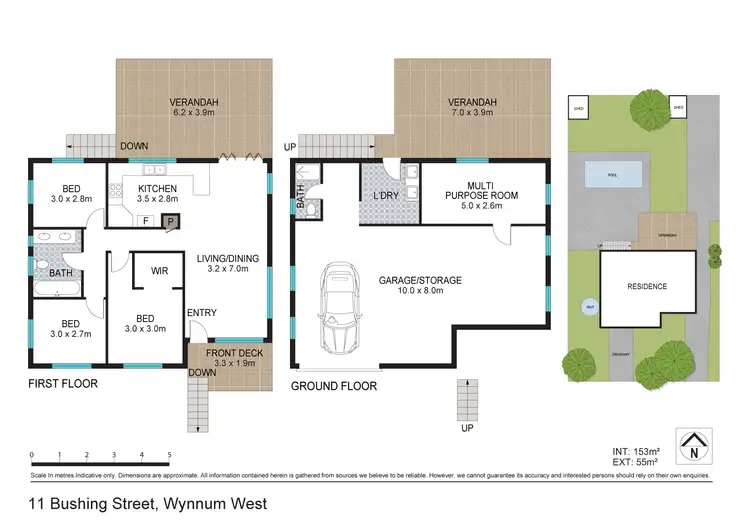 Floorplan of Homely house listing, 11 Bushing Street, Wynnum West QLD 4178