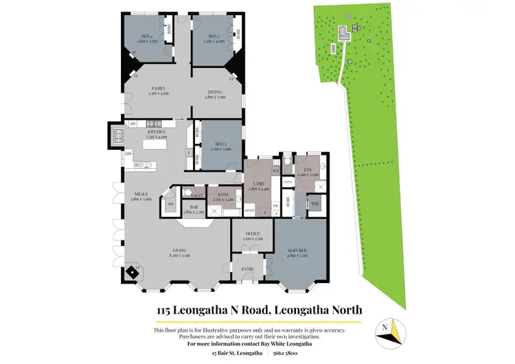Floorplan of Homely rural property listing, 115 Leongatha North Road, Leongatha North VIC 3953