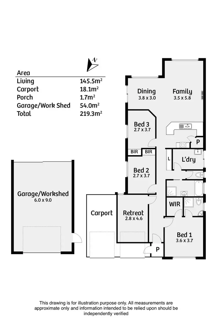 Floorplan of Homely house listing, 16 Fairweather Drive, Strathalbyn SA 5255