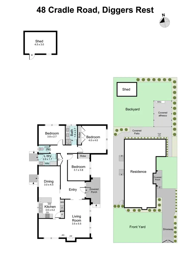 Floorplan of Homely house listing, 48 Cradle Road, Diggers Rest VIC 3427