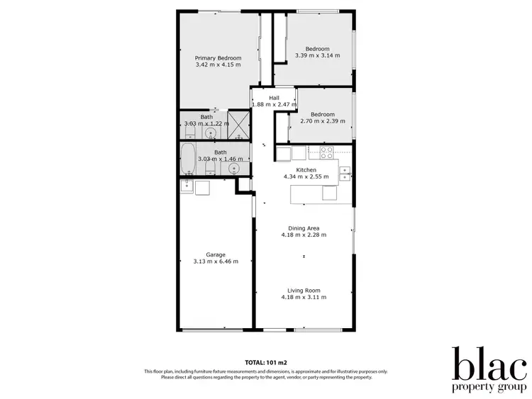 Floorplan of Homely townhouse listing, 105/2 Nicol Way, Brendale QLD 4500