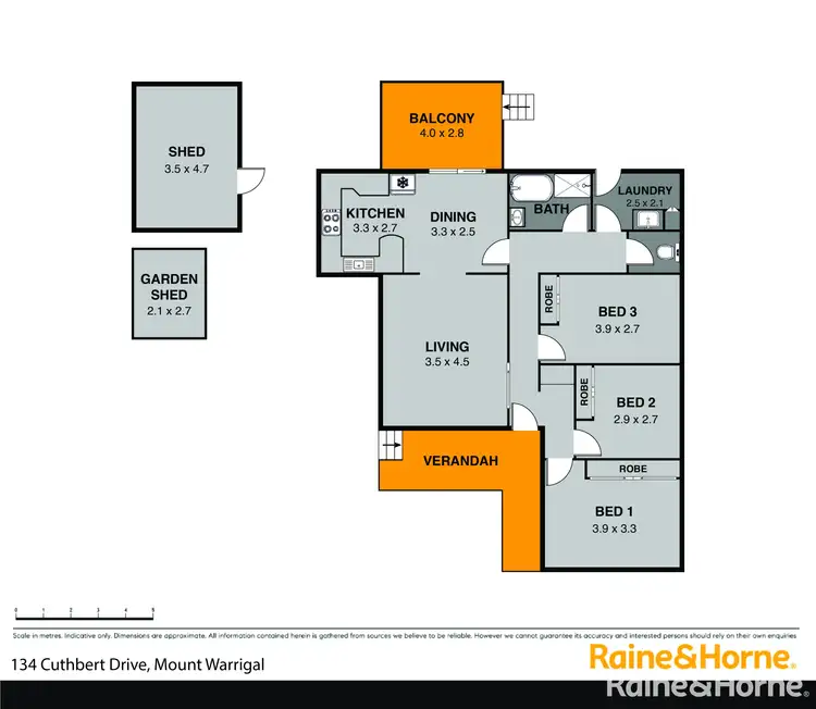 Floorplan of Homely house listing, 134 Cuthbert Drive, Mount Warrigal NSW 2528