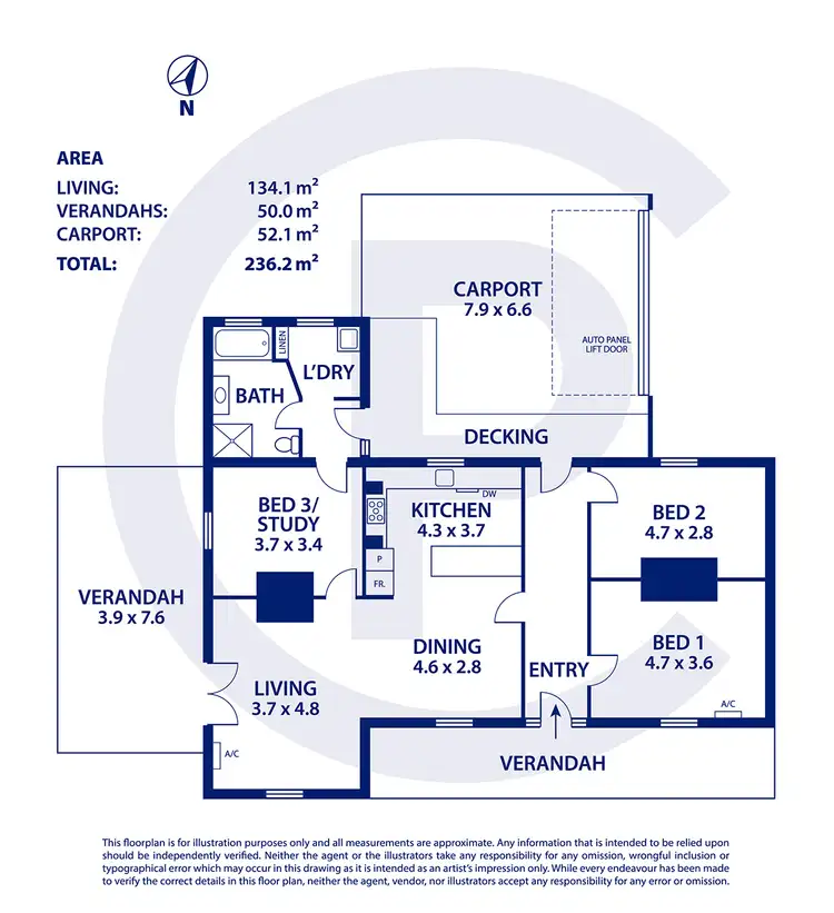 Floorplan of Homely house listing, 1 Druids Avenue, Mount Barker SA 5251