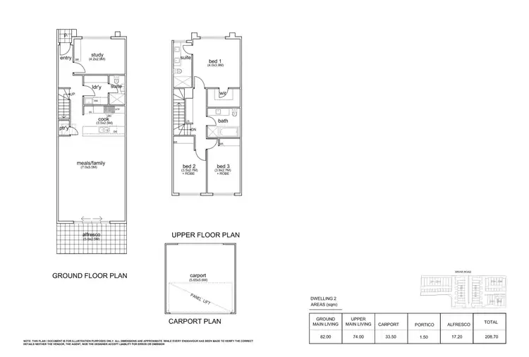 Floorplan of Homely townhouse listing, Address available on request