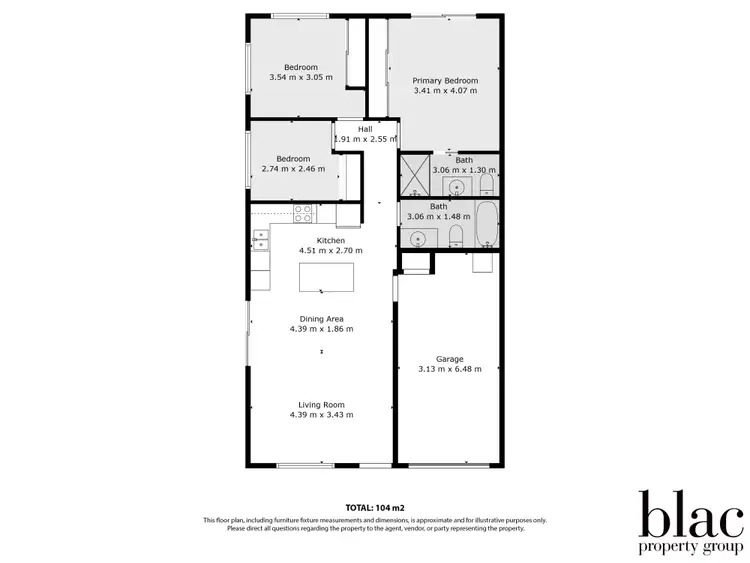 Floorplan of Homely townhouse listing, 824/2 Nicol Way, Brendale QLD 4500
