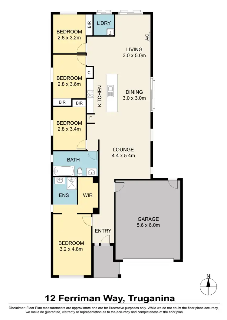 Floorplan of Homely house listing, 12 Ferriman Way, Truganina VIC 3029