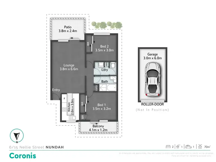 Floorplan of Homely unit listing, 6/15 Nellie Street, Nundah QLD 4012