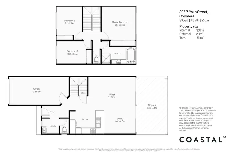 Floorplan of Homely townhouse listing, 20/17 Yaun Street, Coomera QLD 4209