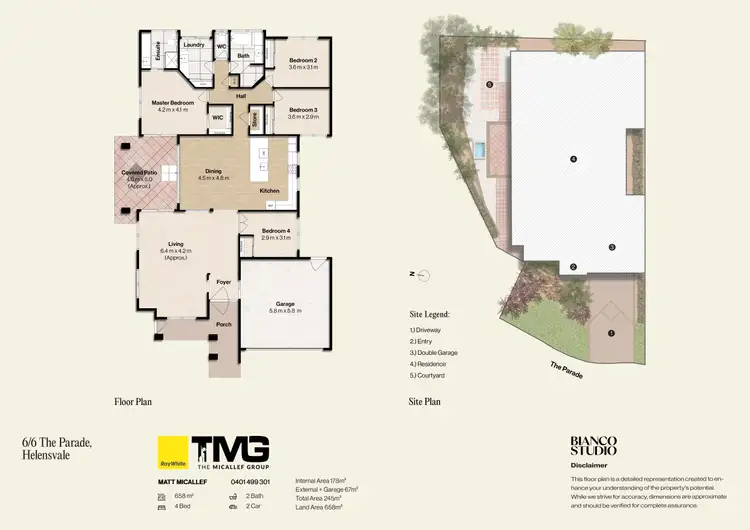 Floorplan of Homely house listing, 6 The Parade, Helensvale QLD 4212