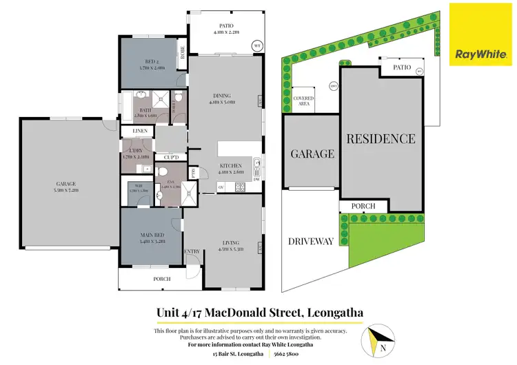 Floorplan of Homely unit listing, 4/17 MacDonald Street, Leongatha VIC 3953