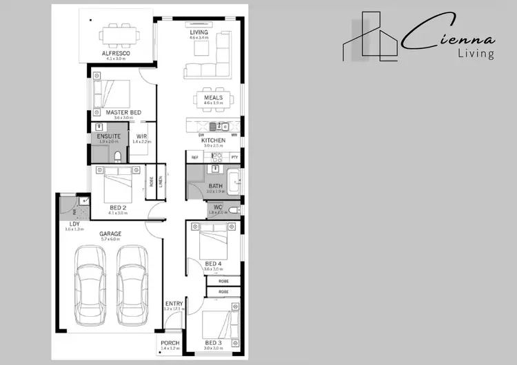 Floorplan of Homely house listing, 24 Flame Tree Road, Cotswold Hills QLD 4350