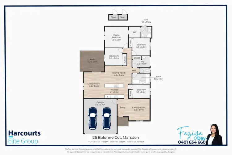 Floorplan of Homely house listing, 26 Balonne Circuit, Marsden QLD 4132