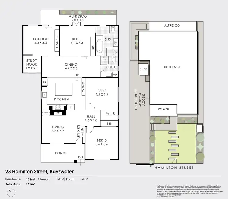 Floorplan of Homely house listing, 23 Hamilton Street, Bayswater WA 6053