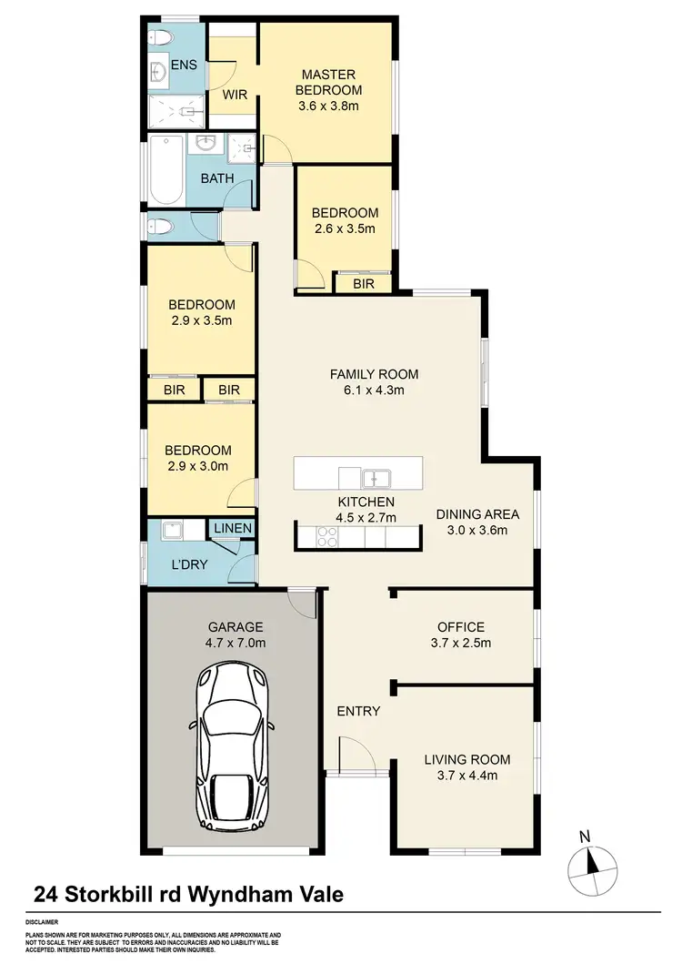 Floorplan of Homely house listing, 24 Storkbill Road, Wyndham Vale VIC 3024