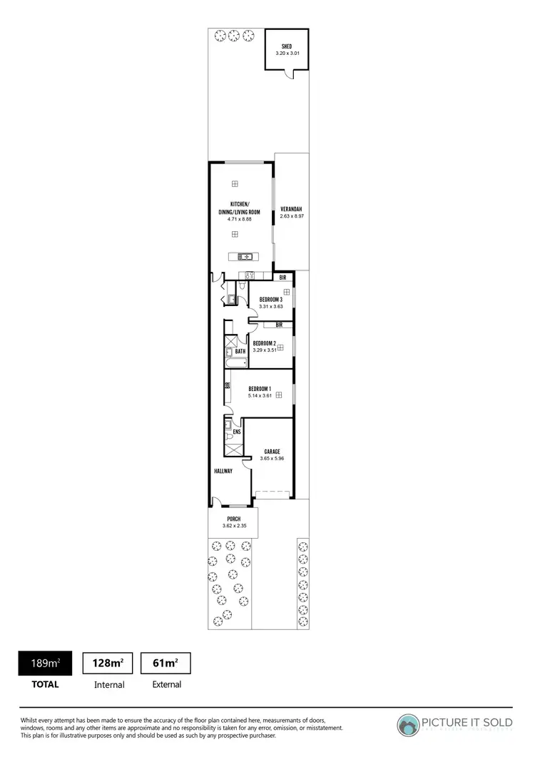Floorplan of Homely house listing, 36B Florence Avenue, Blair Athol SA 5084
