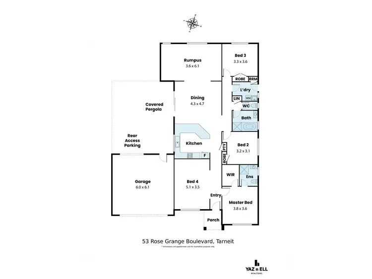 Floorplan of Homely house listing, 53 Rose Grange Boulevard, Tarneit VIC 3029