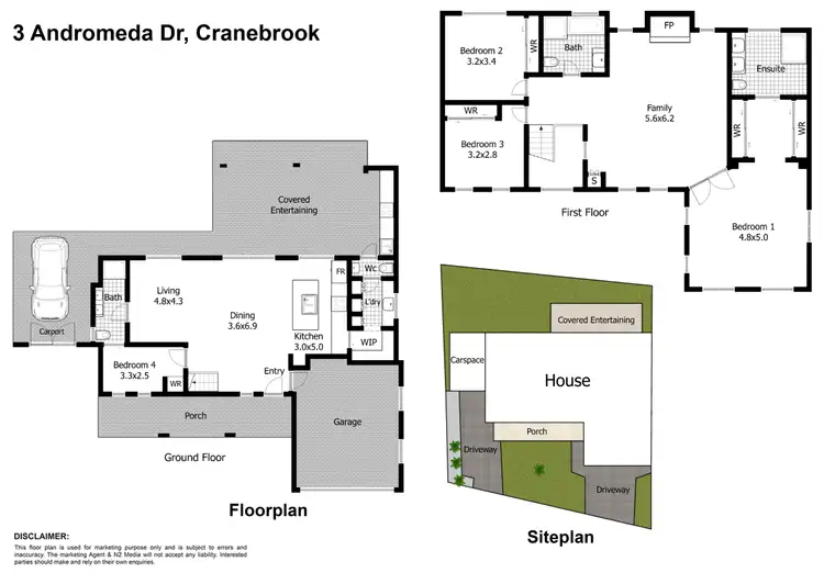 Floorplan of Homely house listing, 3 Andromeda Drive, Cranebrook NSW 2749