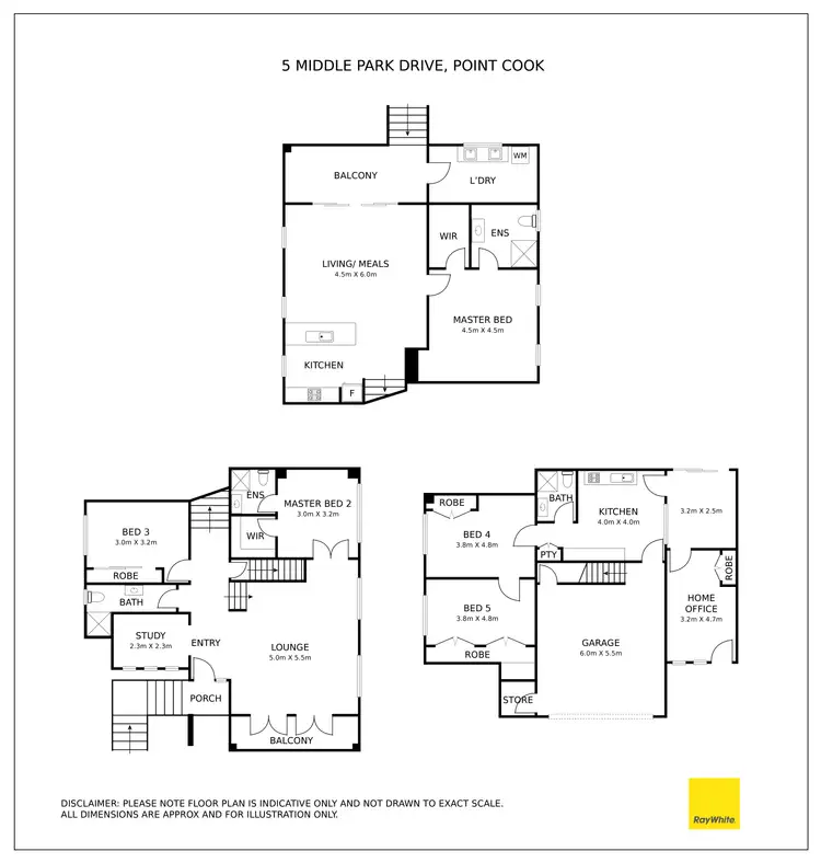 Floorplan of Homely house listing, 5 Middle Park Drive, Sanctuary Lakes VIC 3030
