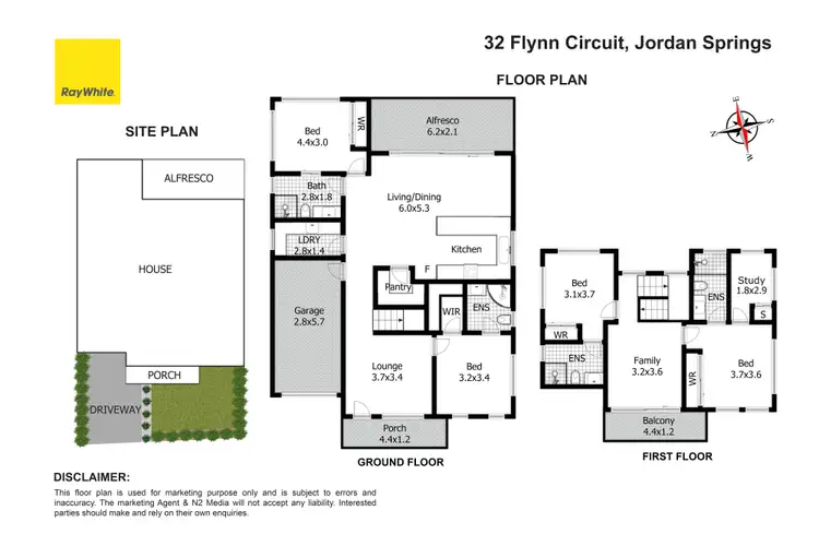 Floorplan of Homely house listing, 32 Flynn Circuit, Jordan Springs NSW 2747