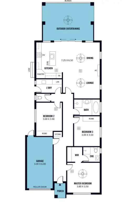Floorplan of Homely house listing, 2/22 Solace Drive, Morphett Vale SA 5162
