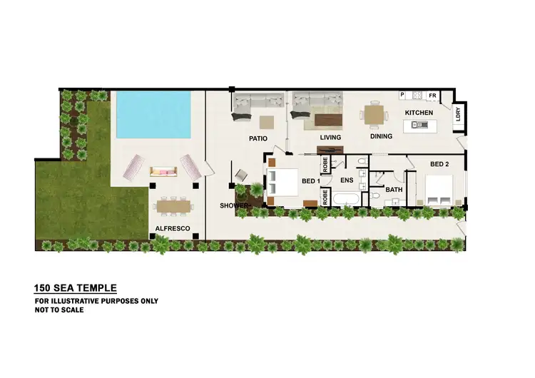 Floorplan of Homely apartment listing, 150/22-36 Mitre Street, Port Douglas QLD 4877