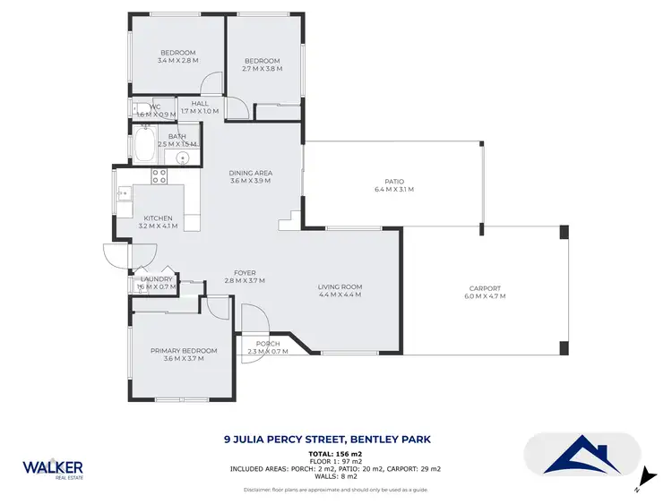 Floorplan of Homely house listing, 9 Julia Percy Close, Bentley Park QLD 4869