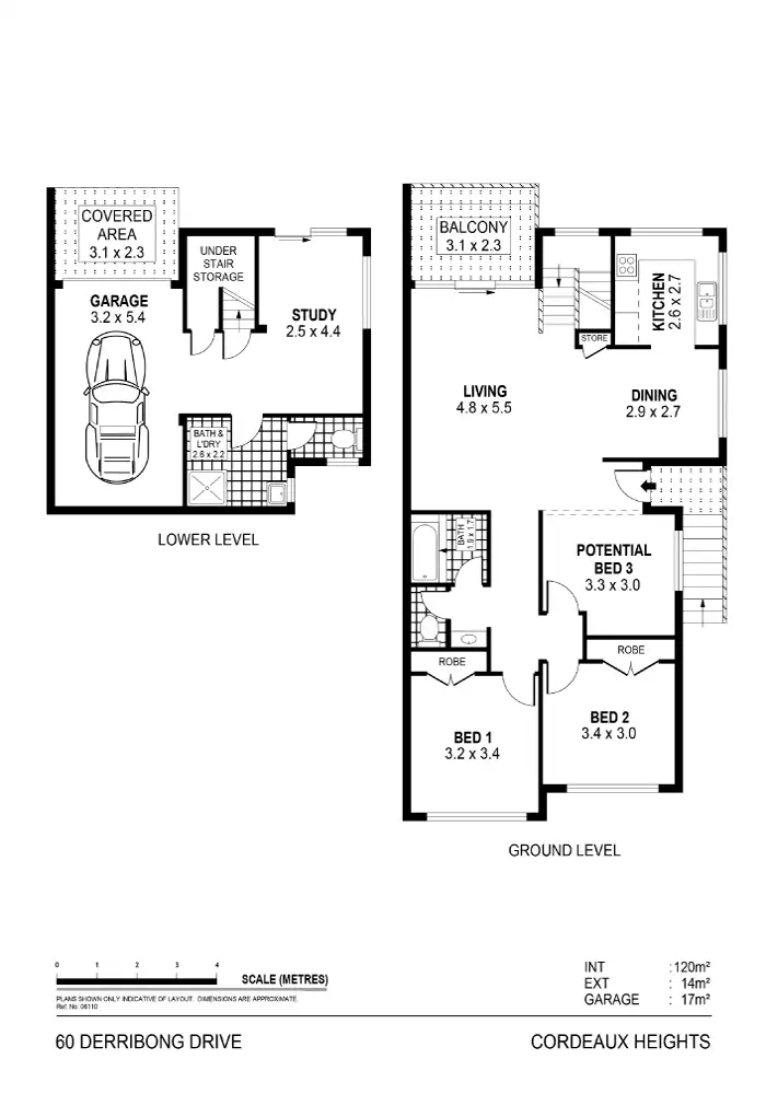 Floorplan of Homely house listing, 60 Derribong Drive, Cordeaux Heights NSW 2526