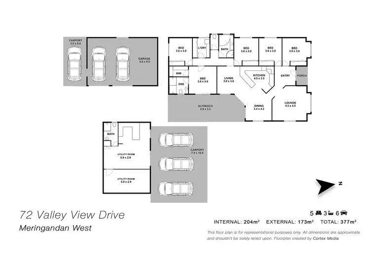 Floorplan of Homely house listing, 72 Valley View Drive, Meringandan West QLD 4352