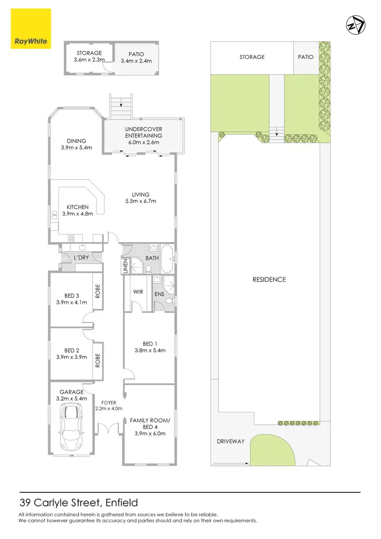 Floorplan of Homely house listing, 39 Carlyle Street, Enfield NSW 2136