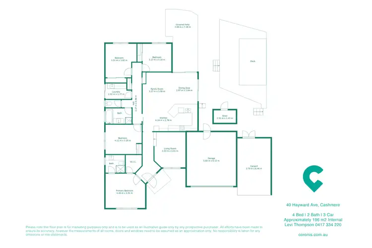 Floorplan of Homely house listing, 40 Hayward Avenue, Cashmere QLD 4500