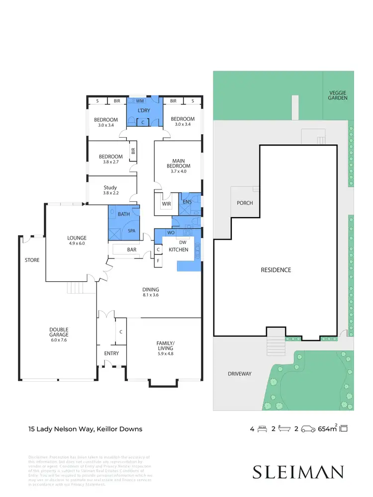 Floorplan of Homely house listing, 15 Lady Nelson Way, Keilor Downs VIC 3038