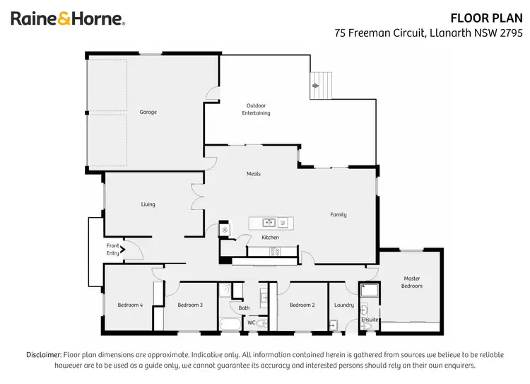 Floorplan of Homely house listing, 75 Freeman Circuit, Llanarth NSW 2795