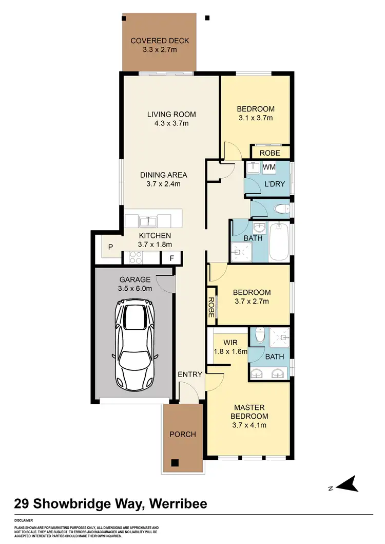 Floorplan of Homely house listing, 29 Showbridge Way, Werribee VIC 3030