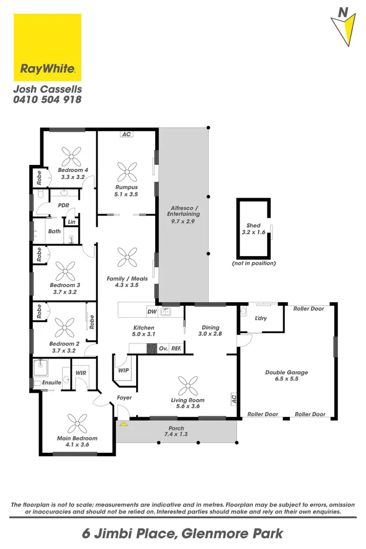 Floorplan of Homely house listing, 6 Jimbi Place, Glenmore Park NSW 2745