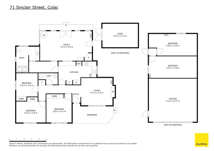 Floorplan of Homely house listing, 71 Sinclair Street, Colac VIC 3250