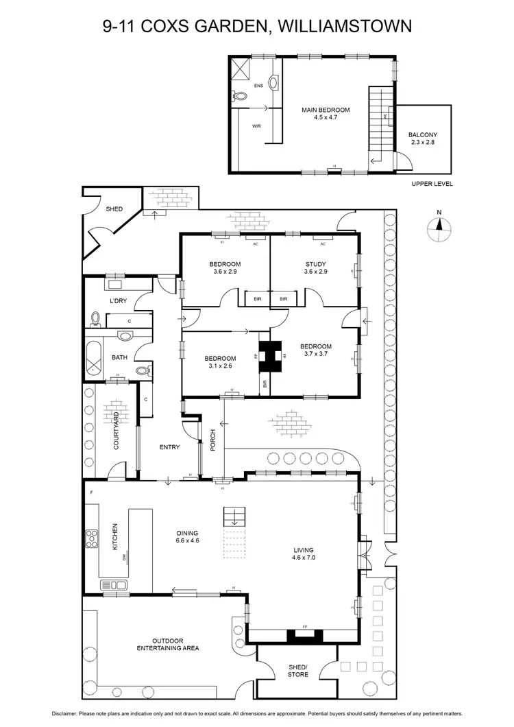 Floorplan of Homely house listing, 9-11 Coxs Garden, Williamstown VIC 3016
