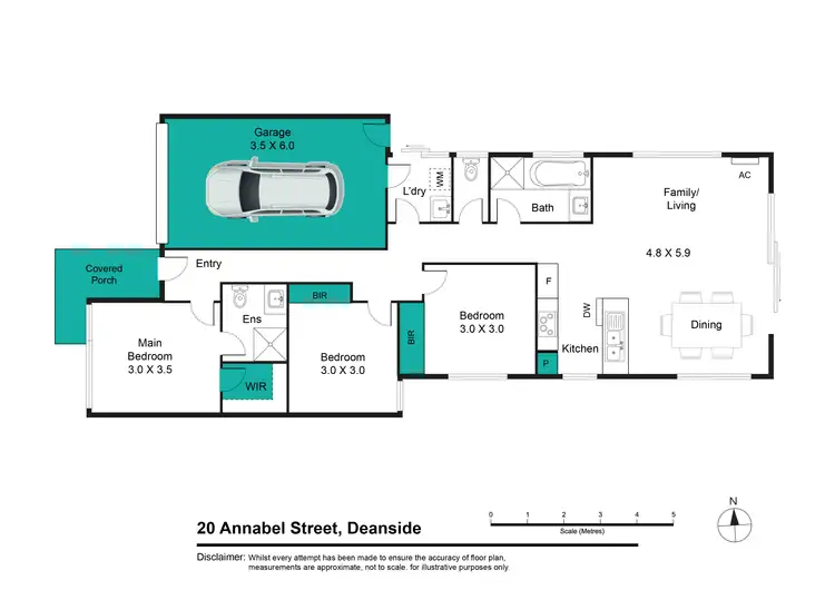 Floorplan of Homely house listing, 20 Annabel Street, Deanside VIC 3336
